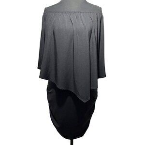 Women’s Off The Shoulder Ruffle Bodycon Mini Dress - size small